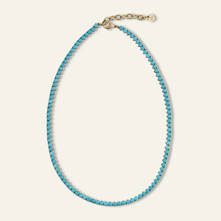 Image of Turquoise Tennis Necklace