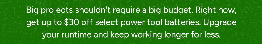Big projects shouldn't require a big budget.