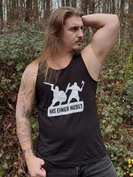 Tanktop "Bis einer heult" - Wikingermotiv