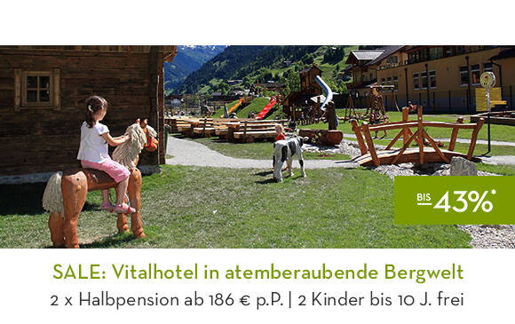 SALE: Vitalhotel in atemberaubende Bergwelt