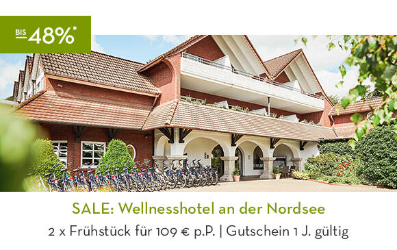 SALE: Wellnesshotel an der Nordsee