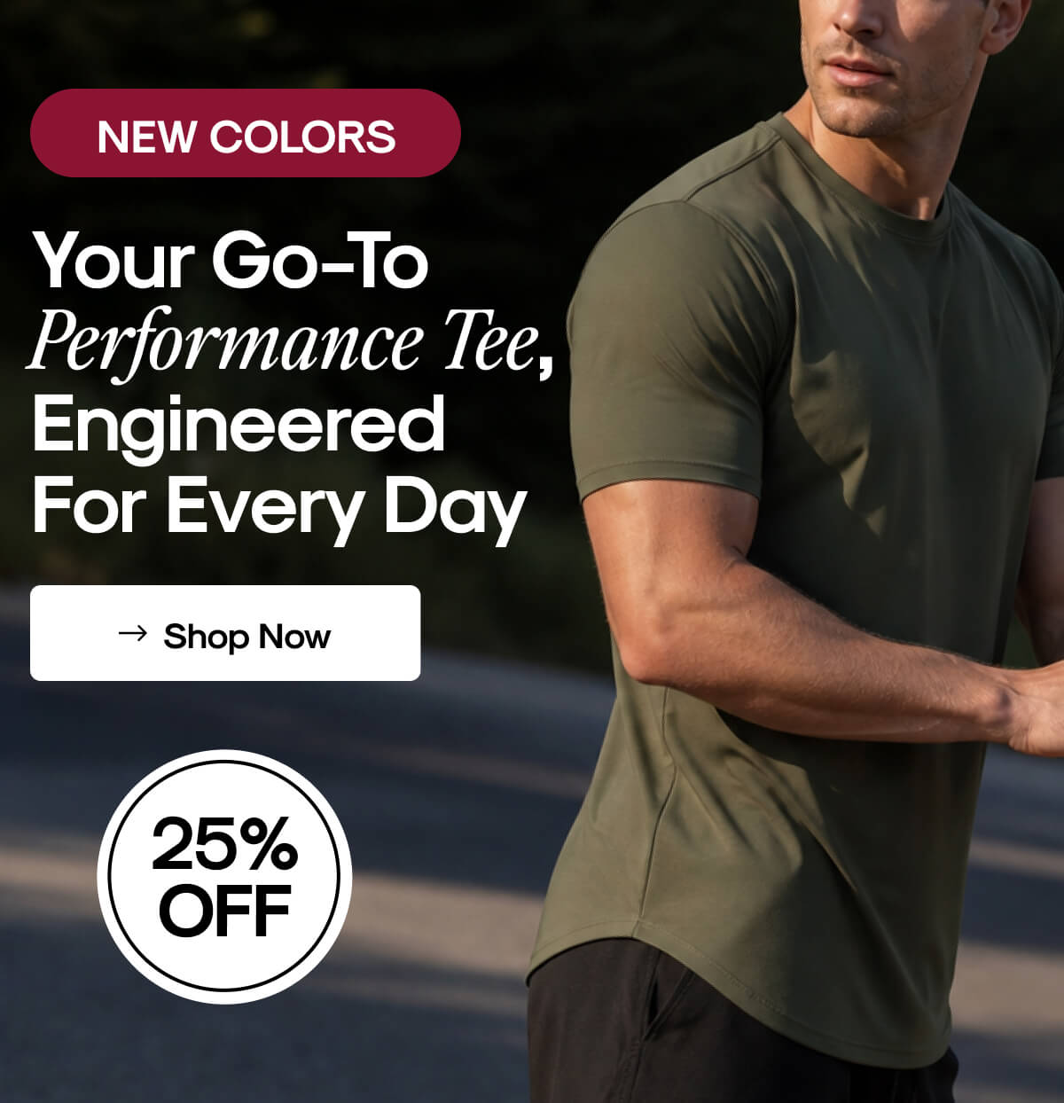 A Fresh Fit For  Your Favorite Active Tee 