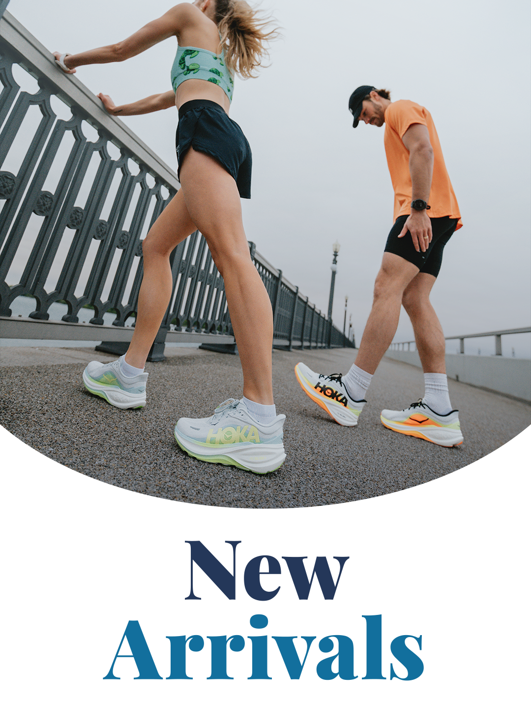 Two People wearing HOKA Clifton PRO