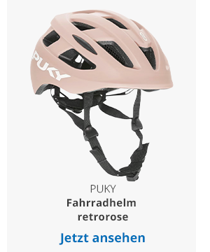 PUKY  Fahrradhelm retrorose