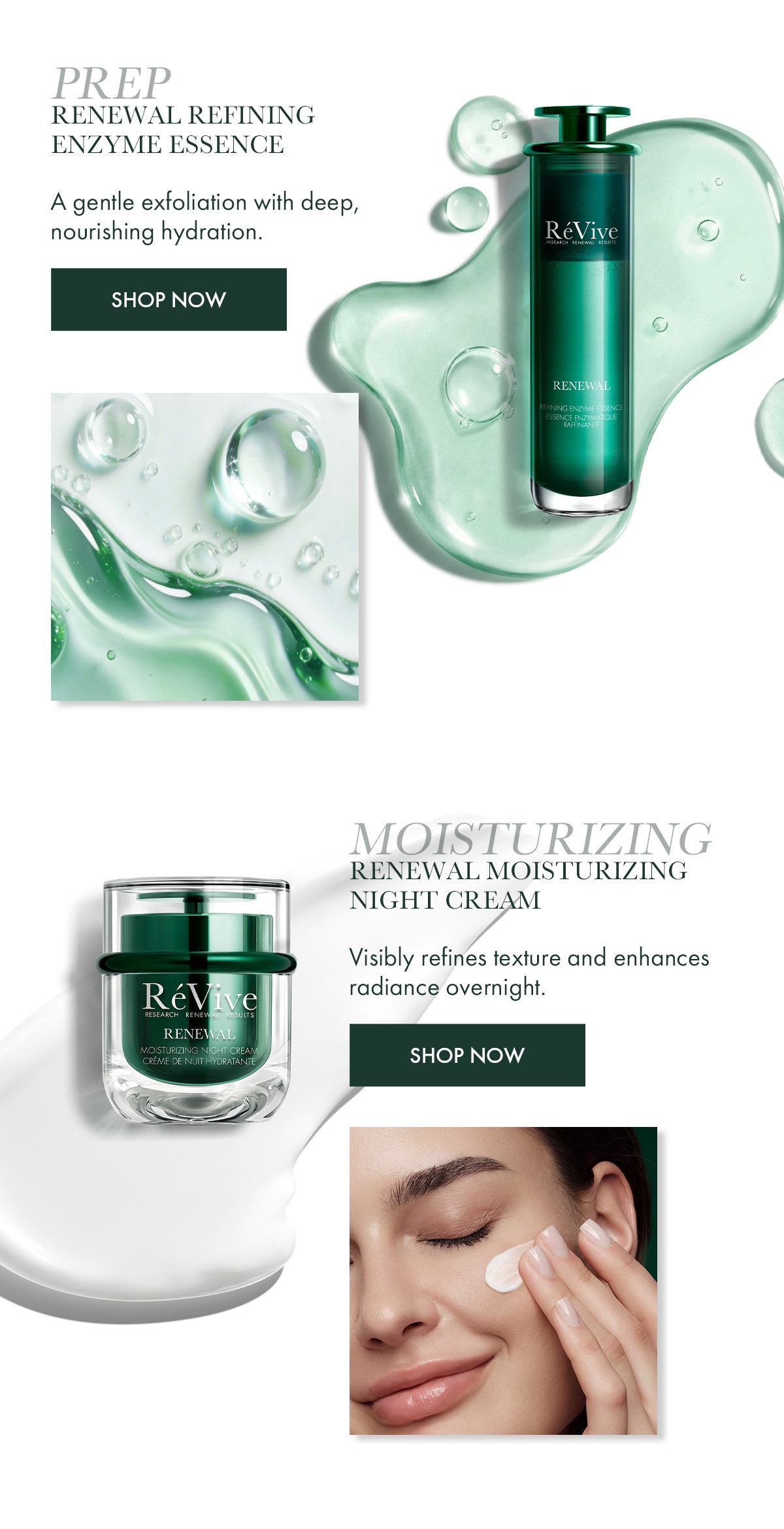 PREP AND MOISTURIZING STEPS