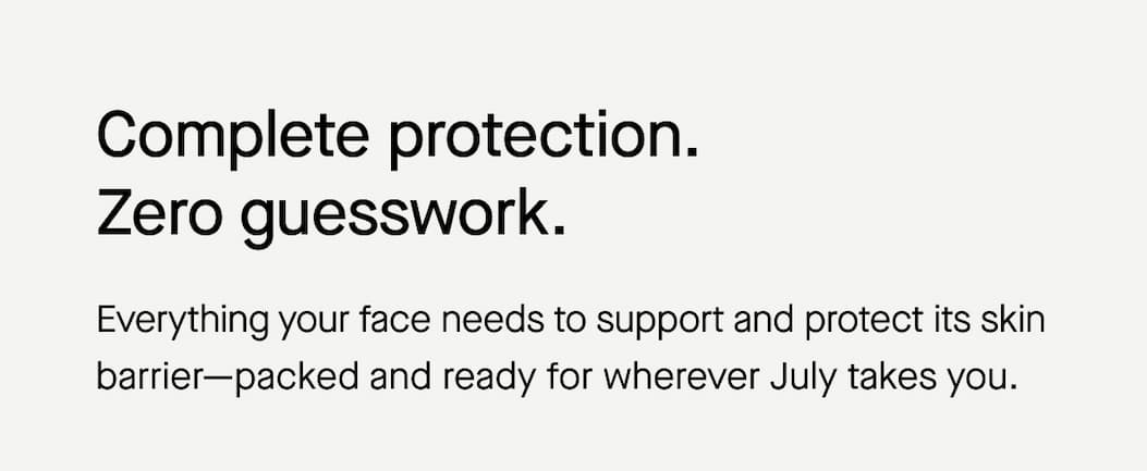 Complete protection.  Zero guesswork.