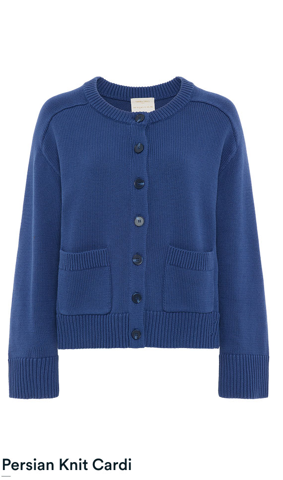 Persian Knit Cardi Azure