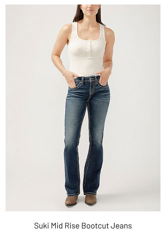 Suki Mid Rise Bootcut Jeans