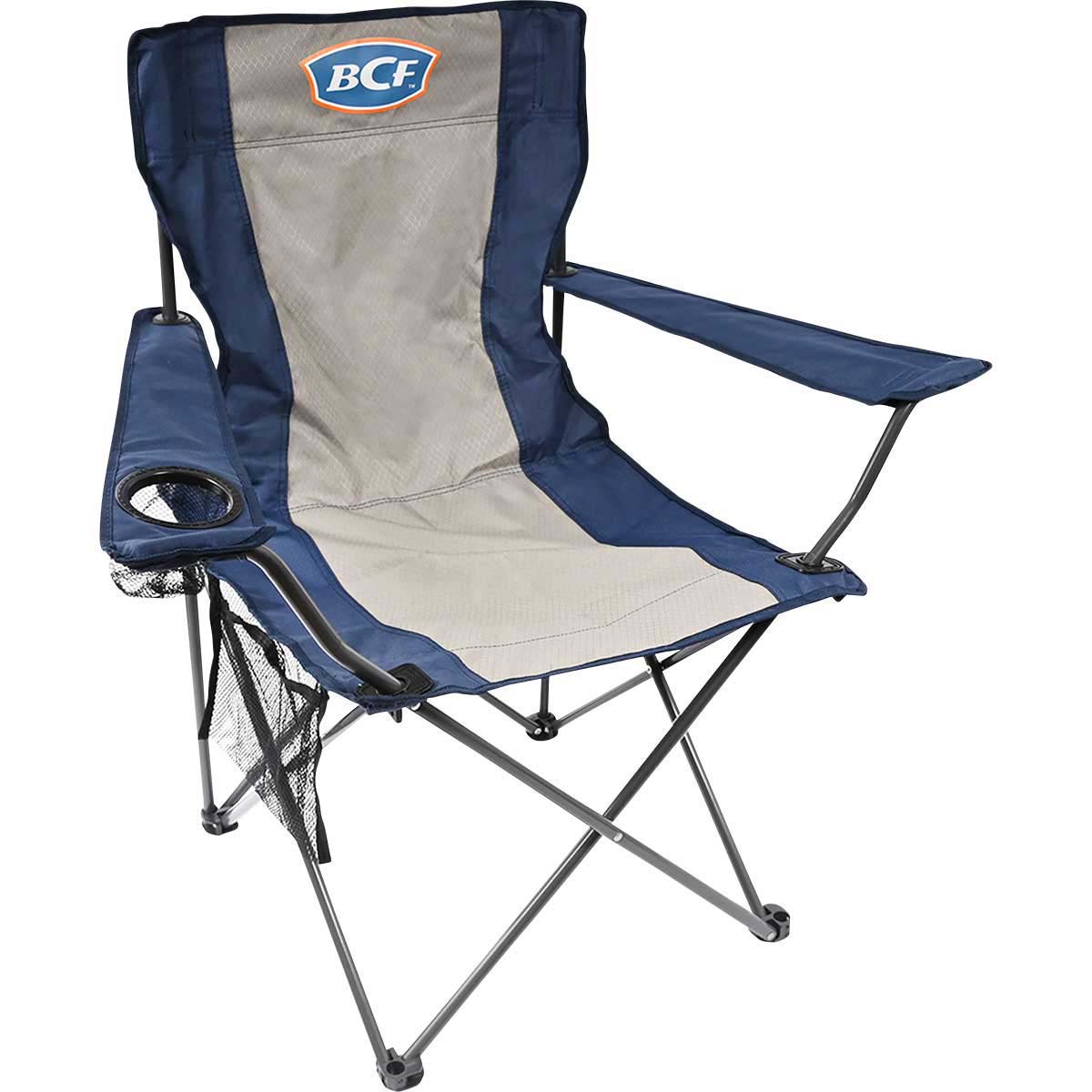 BCF Essentials Getaway Quad Fold Chair 100kg