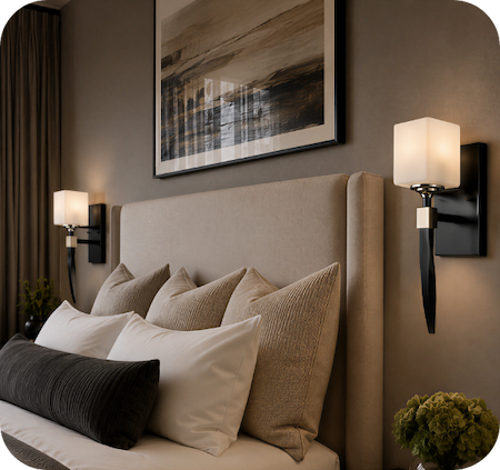 Marette Wall Sconce in Black