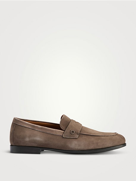 Suede Penny Loafers