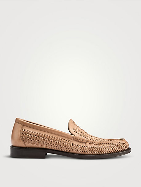 Braided Leather Loafers