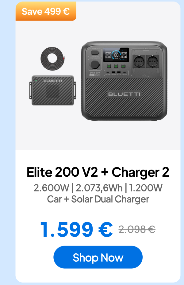 BLUETTI Elite 200+Charger 2