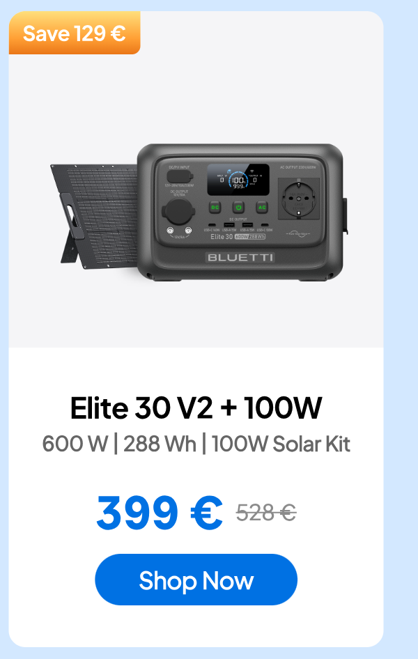 BlUETTI Elite 30+100W