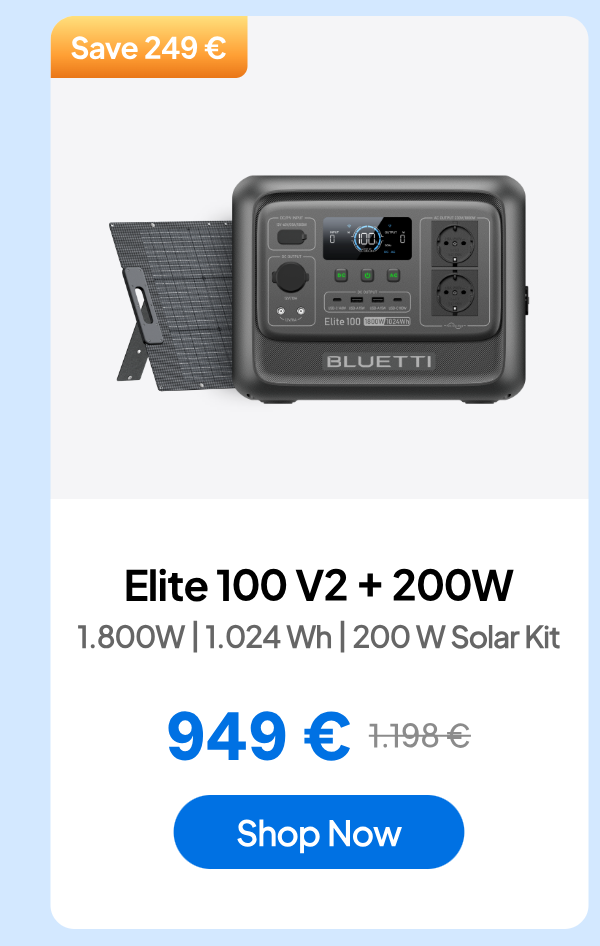 BLUETTI Elite 100+200W