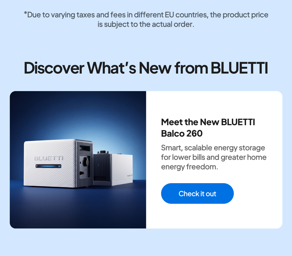 BLUETTI Balco 260