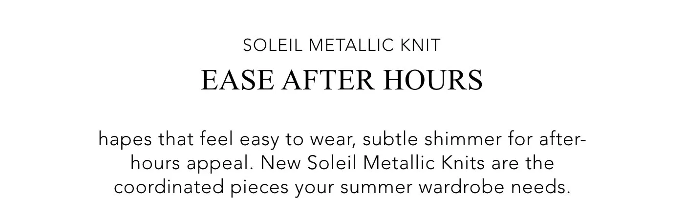 Metallic Knit