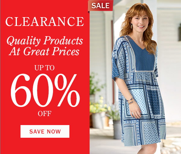 Clearance. Quality Products at Great Prices. Up to 60% Off. Save Now. Sale: Patchwork Print Rayon Dress