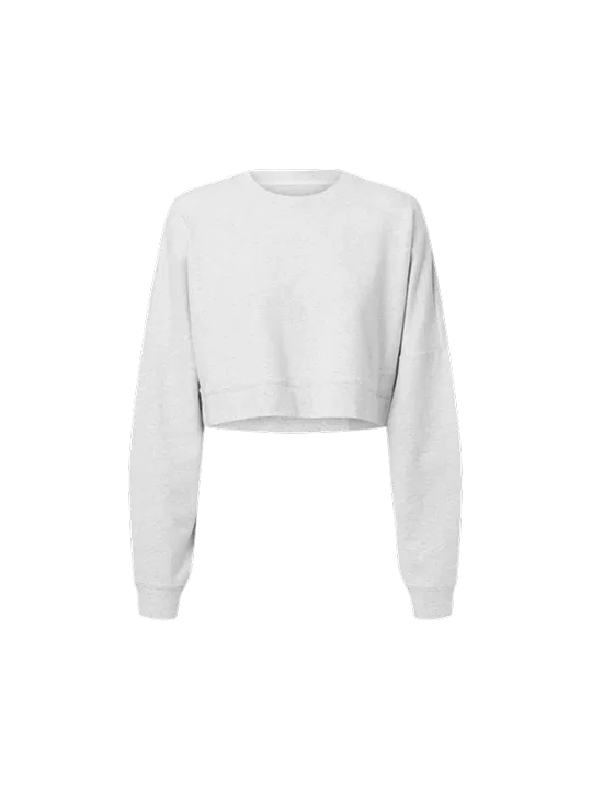 Cropped Sway Crew Neck Pullover