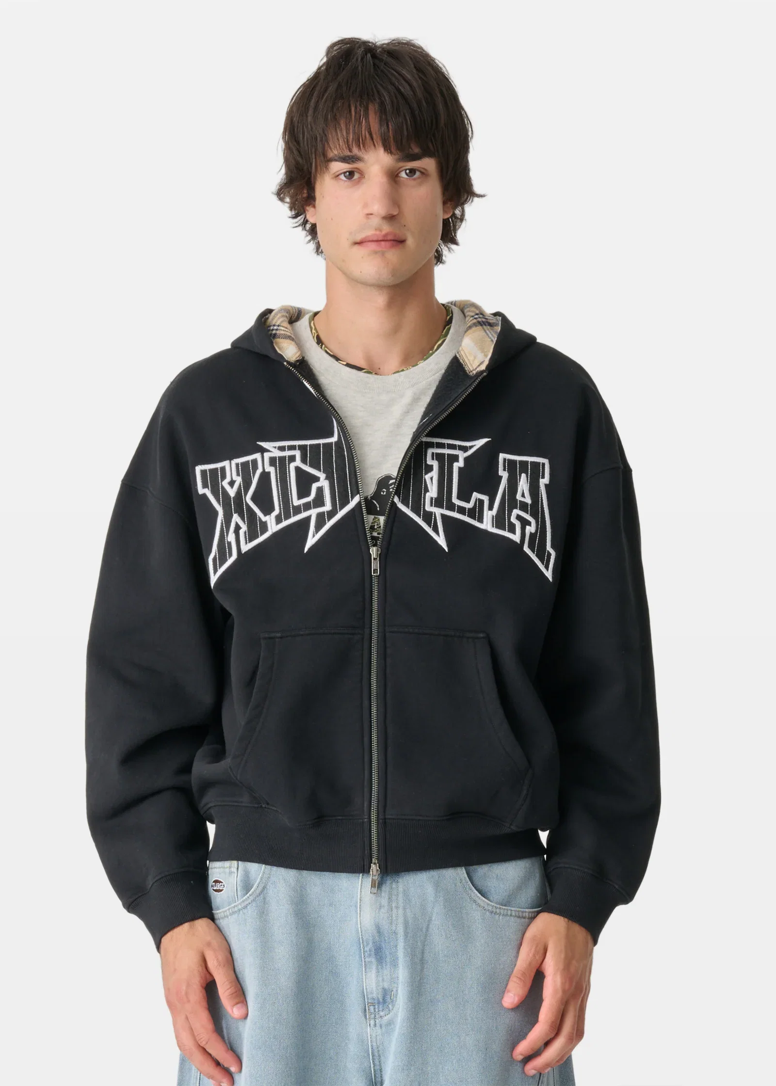 Image of LA STAR GORILLA FIT ZIP HOOD