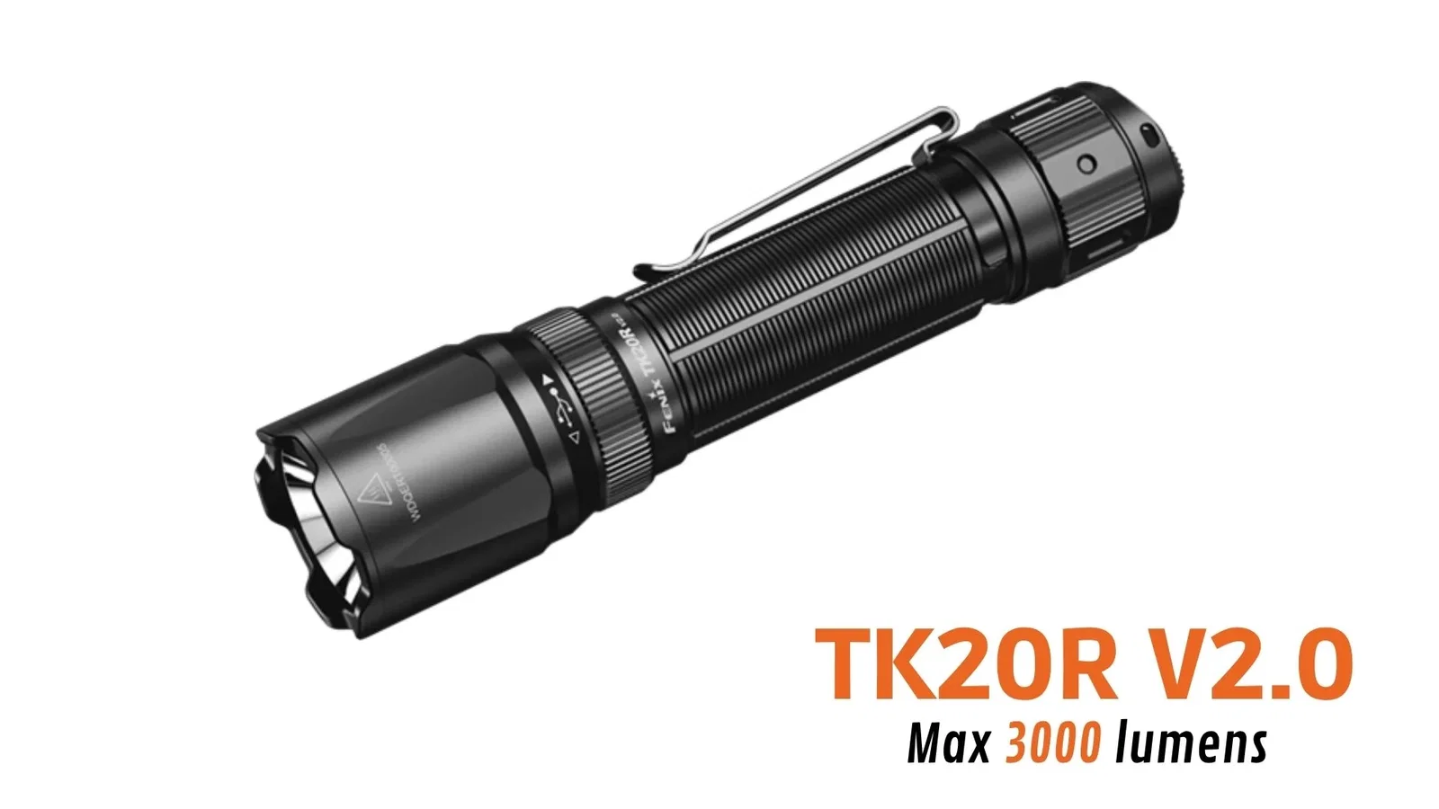 Fenix TK20R V2.0 - 3000 lumens -  Rechargeable USB-C - Pack complet