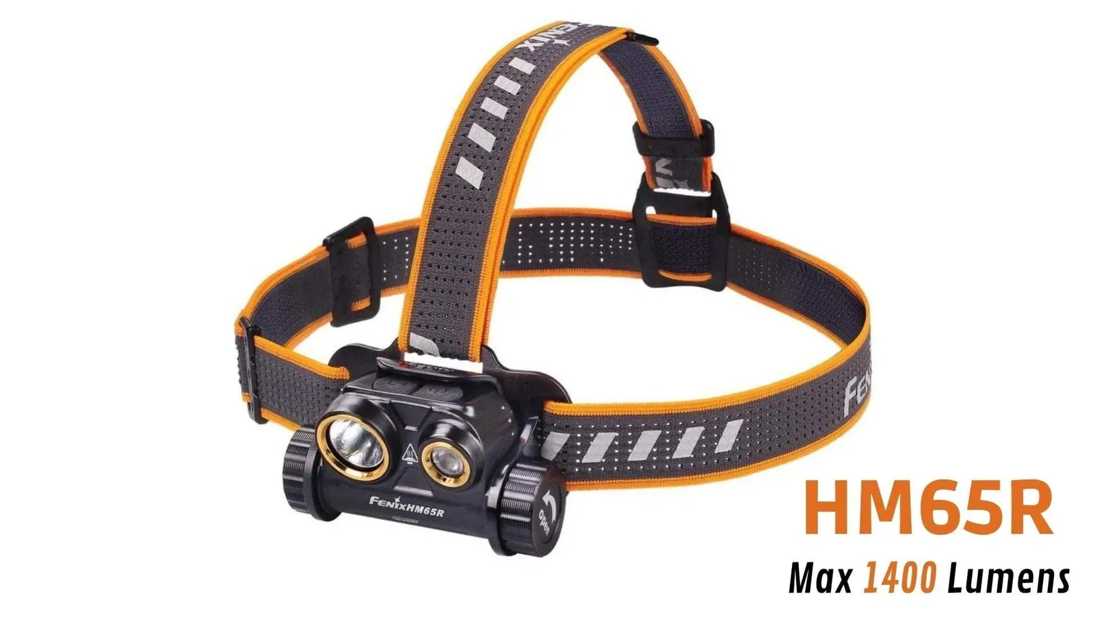 Fenix HM65R - 1400 lumens - Rechargeable USB-C - Double faisceau