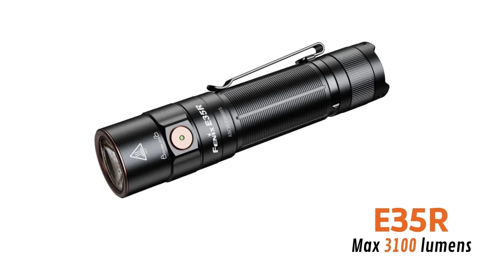 Fenix E35R - 3100 lumens - Rechargeable USB-C