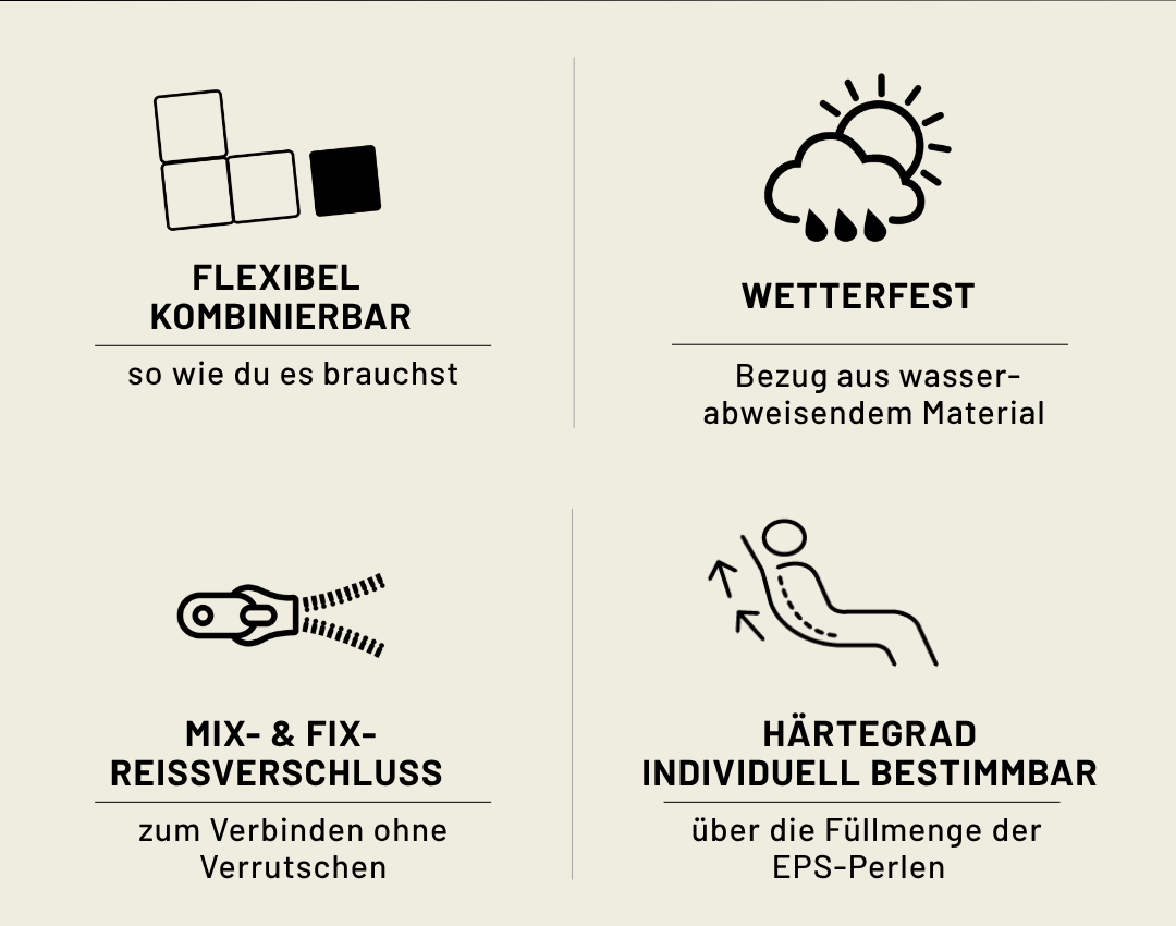 Topseller-Deal: 15 % auf alle modularen Loungemöbel