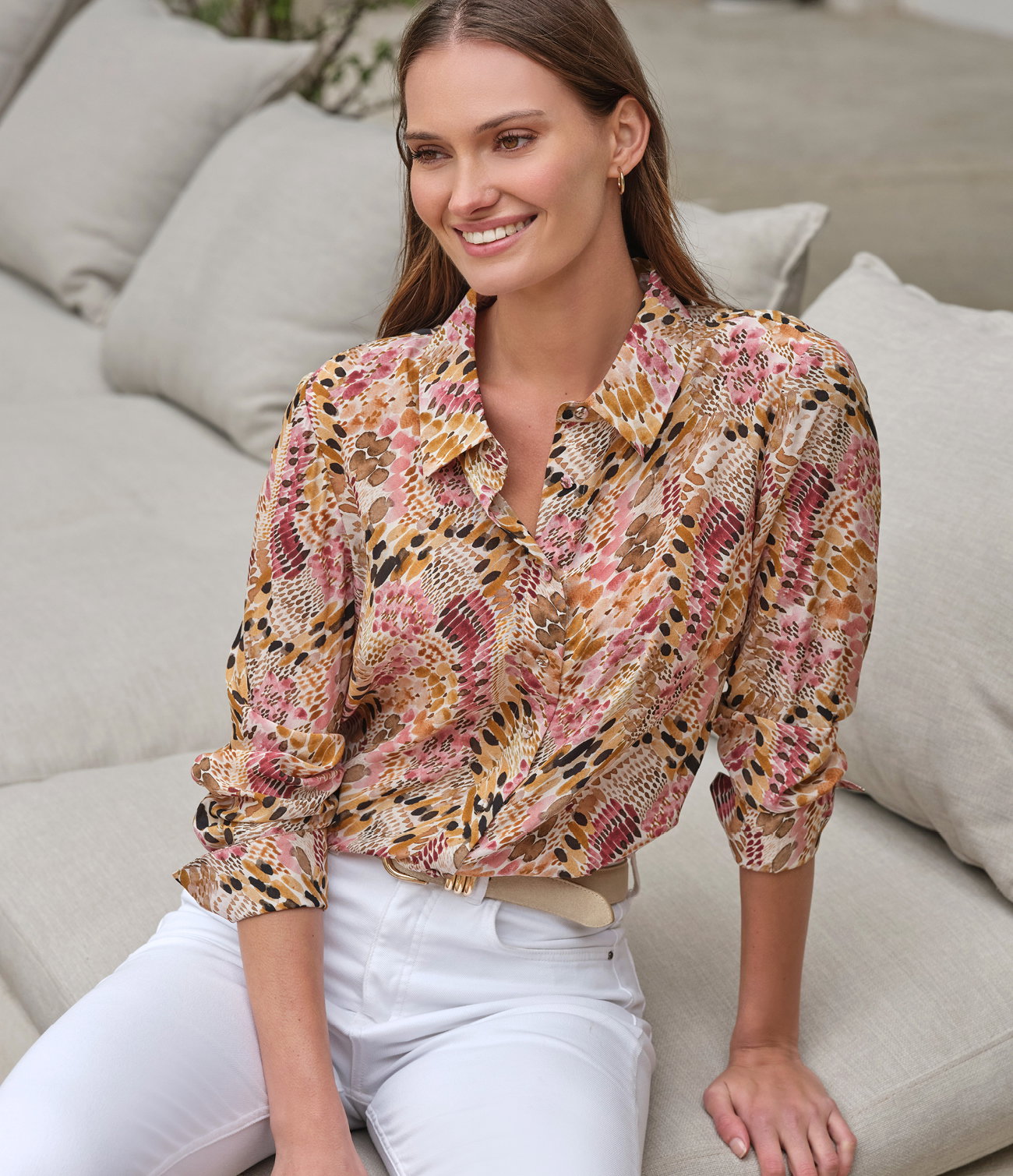 Pure Washed Silk Shirt