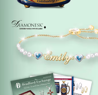 Give your granddaughter an 18K gold-plated cultured pearl bracelet with name and birthstones