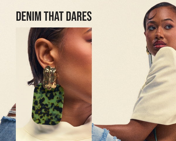 CAMO CRUSH RESIN EARRINGS
