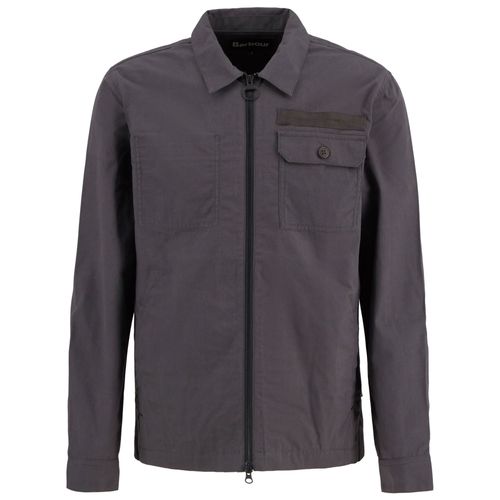 Barbour Crail Wax Ripstop Overshirt - Asphalt