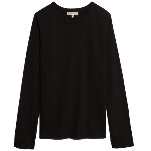 Merz b Schwanen 1950s Long Sleeve Loopwheeled T-Shirt - Black