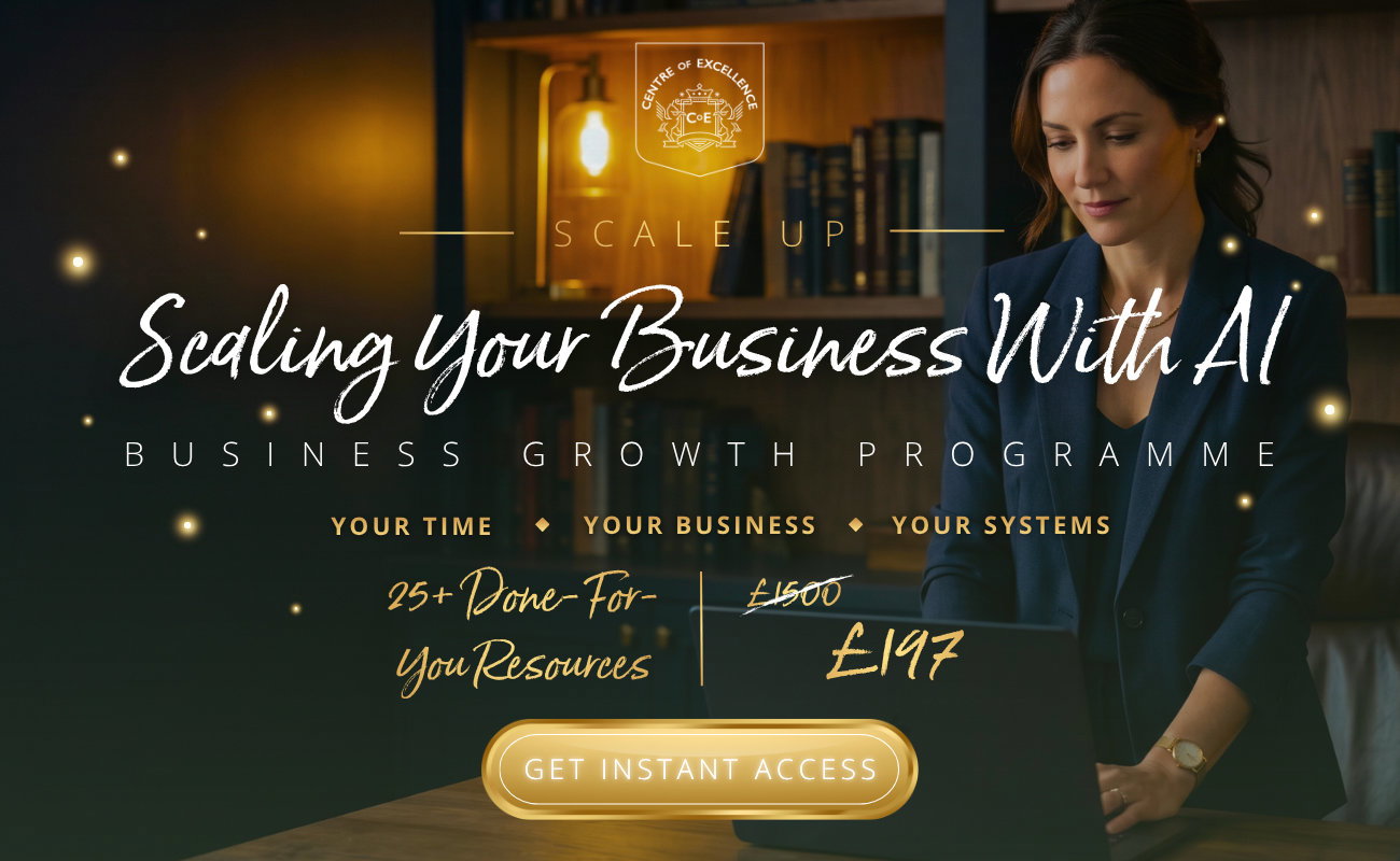 Scaling Your Business With AI Business Growth Programme banner