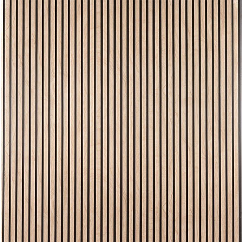 Tiny Slats Polystyrene Wood Slat Walls 112 in x 12 in Maple