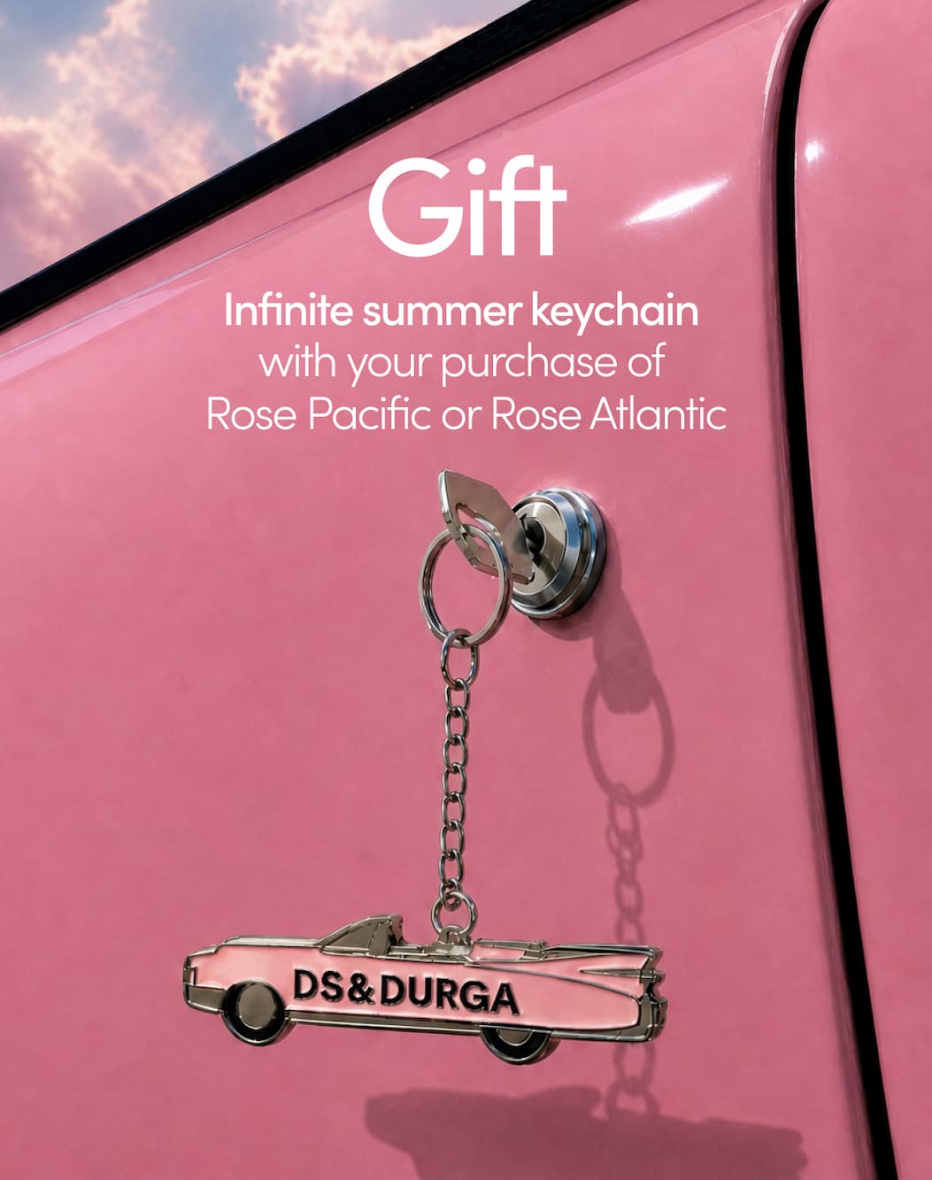 keychain with a purchase of Rose Pacific or Rose Atlantic