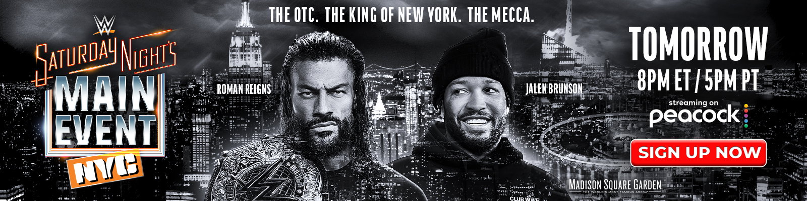 Saturday Night's Main Event tomorrow on Peacock