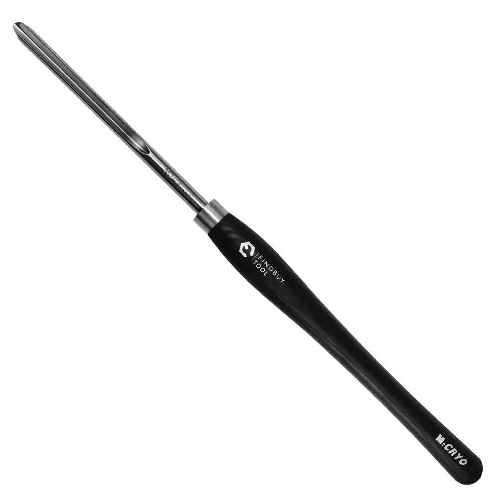 16mm (5/8") Bowl Gouge Wood Lathe Turning Tool M2 Cryo HSS,  13mm 1/2" Flute