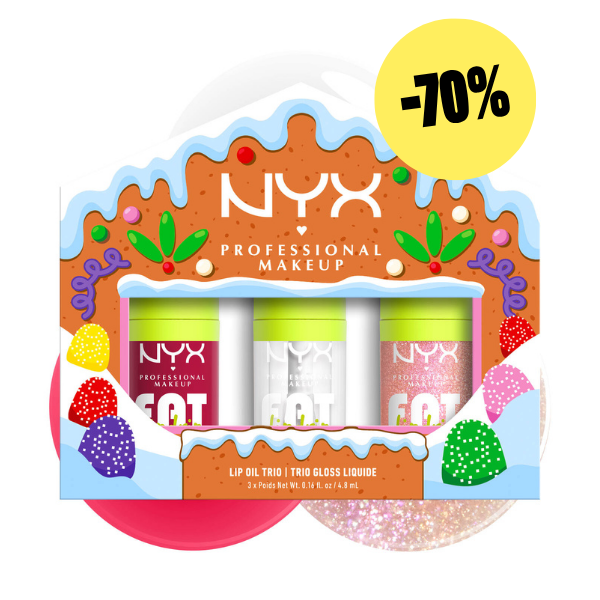 Coffret Trio Fat Oil Gloss - Gingerbaddies Land