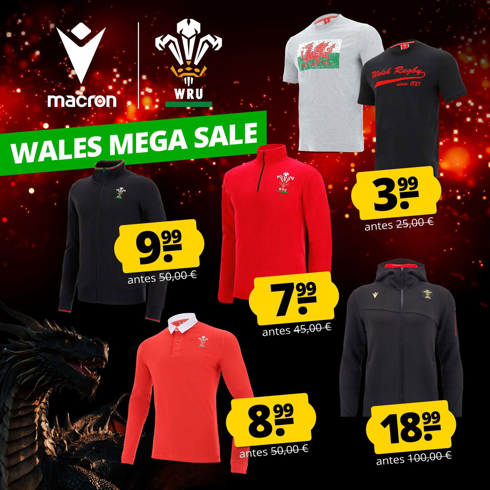 Wales WRU macron