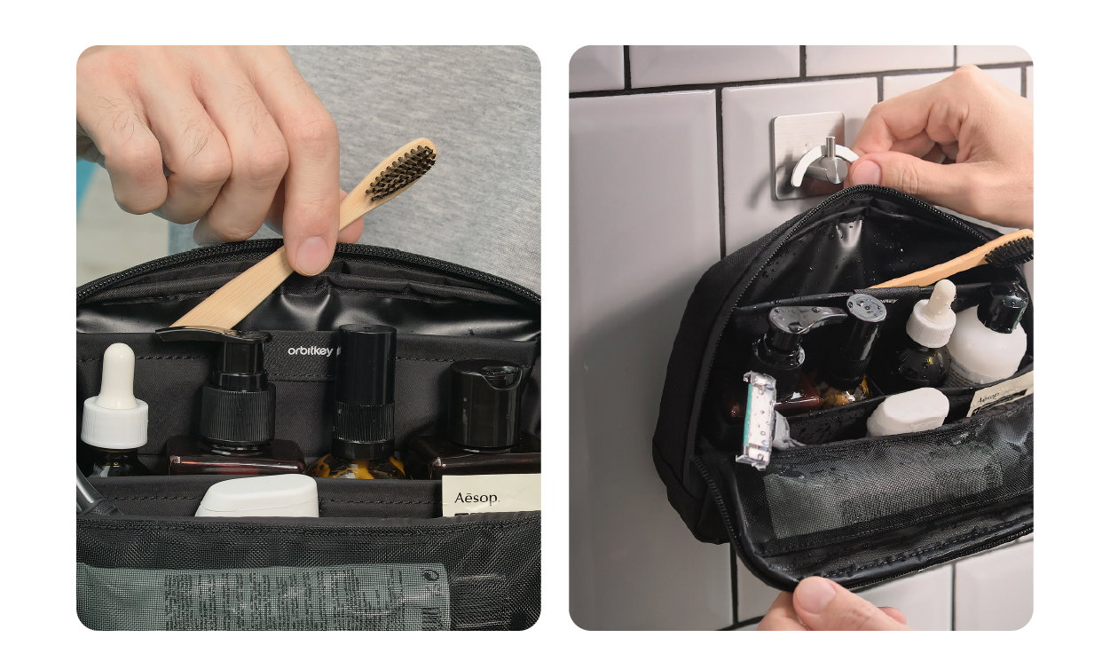 an image of a promotional ad for a travel wallet