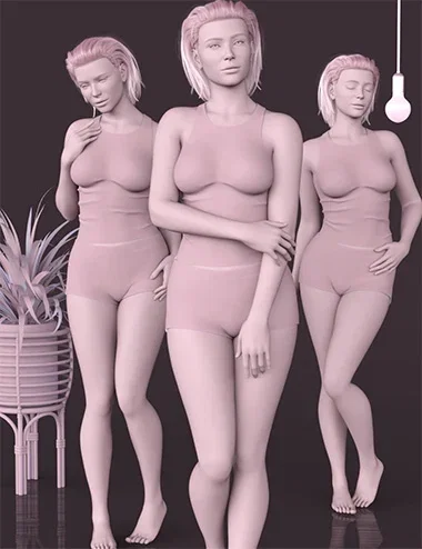 LK Promo Studio - Feminine Subtle Poses for Genesis 9
