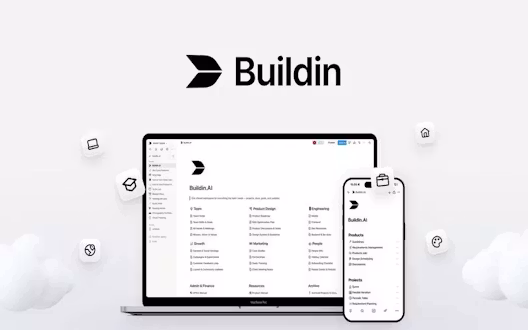 Buildin – Manage Docs, Projects & Paid Content With AI-Native Workspace