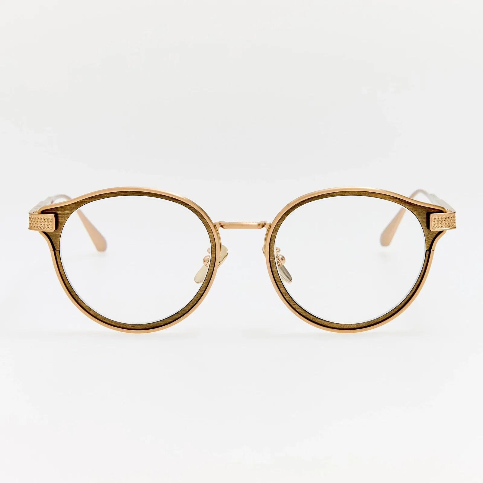 Image of Anthony Oval Optical Frame in Matt Champagne
