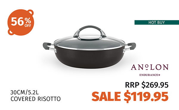 Anolon Endurance+ Nonstick Induction Covered Risotto 30cm/5.2L