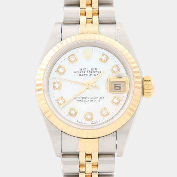 Datejust 69173 White 18K Yello