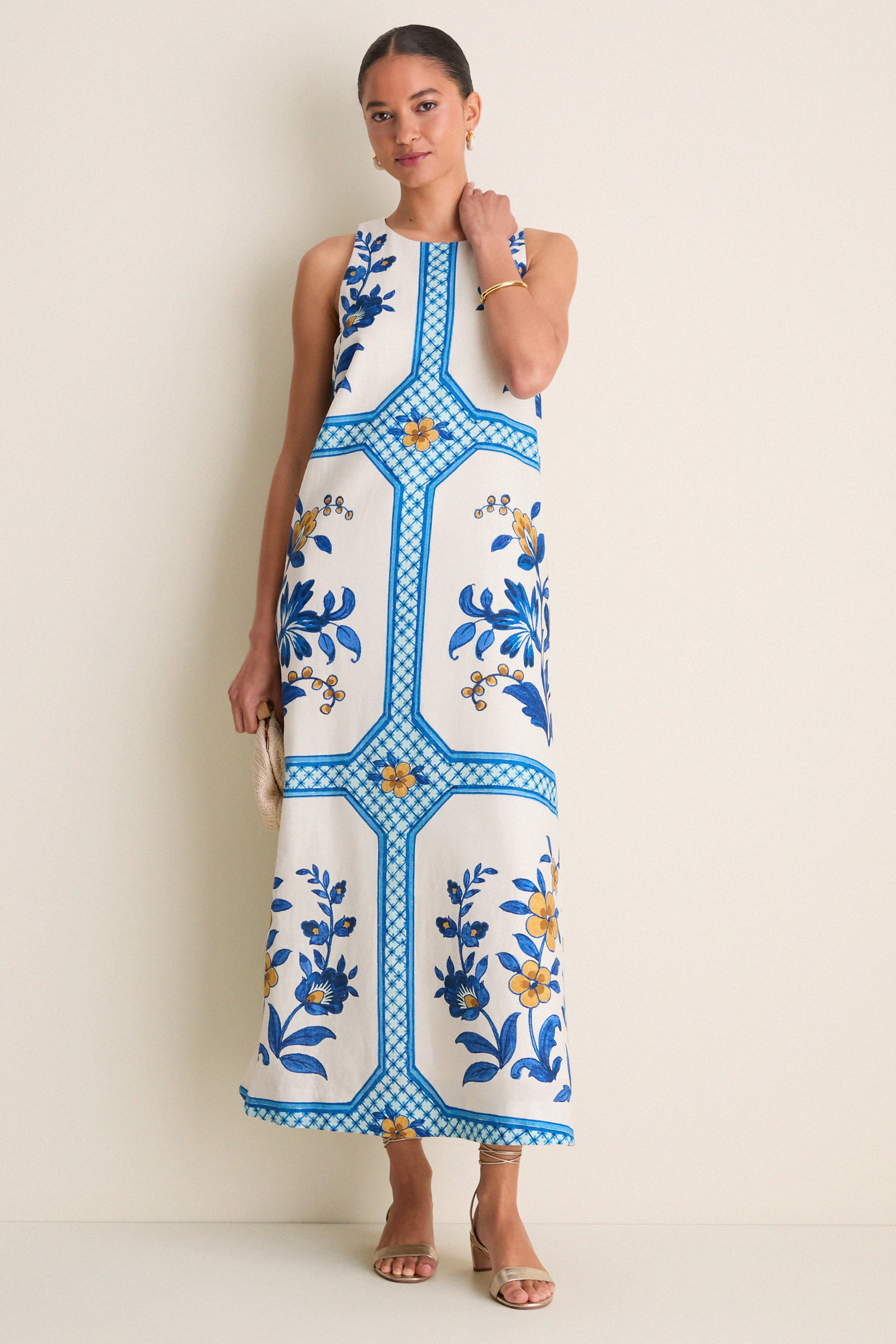 Image of Amalfi Tile Portia Dress