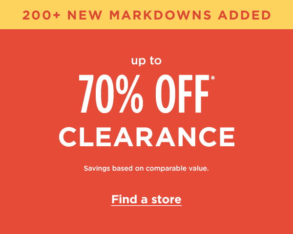 Clearance 70 Off