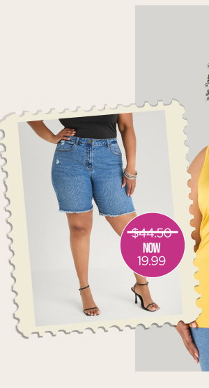 Fearless Distressed Denim Shorts
