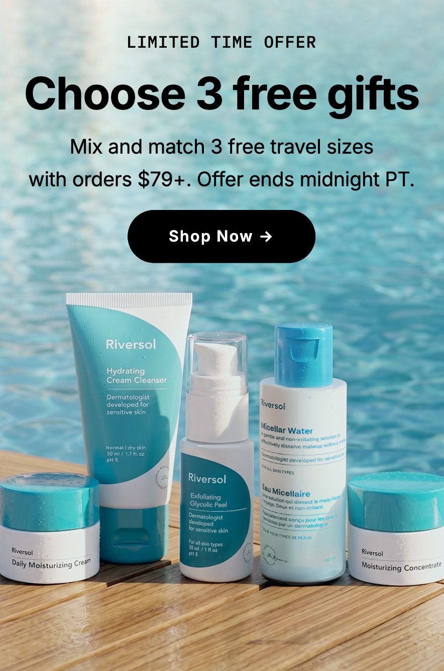 Get 3 free travel sizes of choice when you spend $79+! Ends midnight PT.